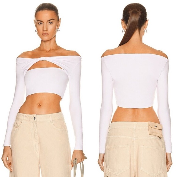 SER.O.YA Ellis Top In White - Picture 1 of 7